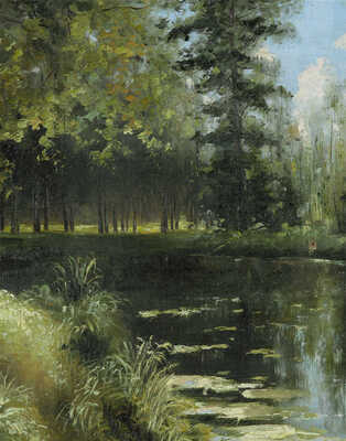 Тарасов Иван Григорьевич. Пруд в Павловске 